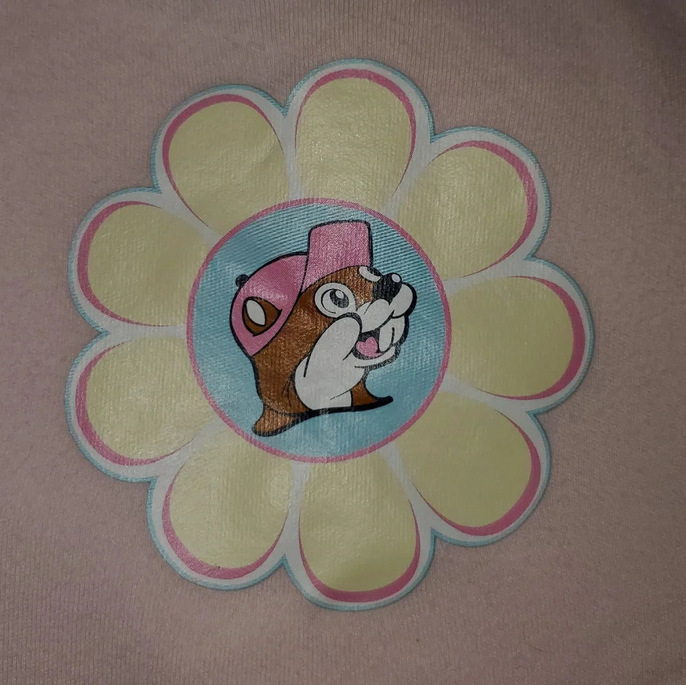 5 for $25 | Buc-ee's Floral Logo Pastel Pink Baby Bodysuit Onesie